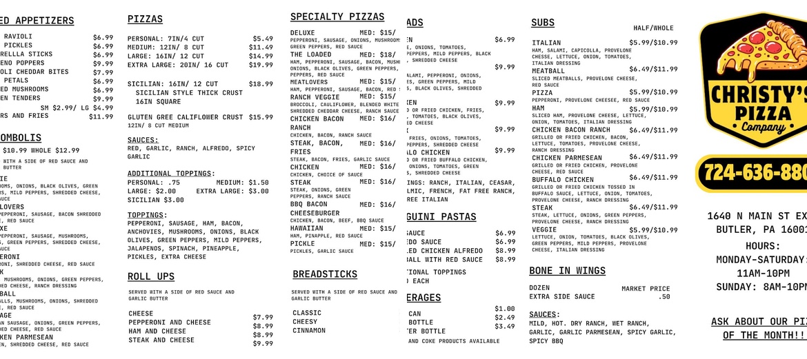 Christy's Pizza Company